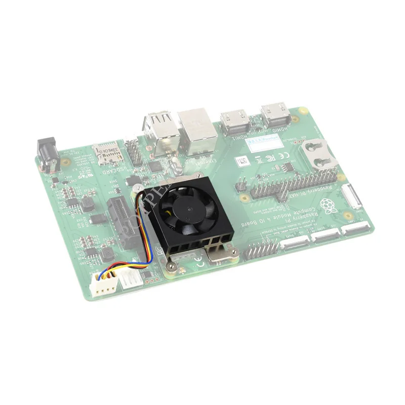Кулер для компьютера Raspberry Pi 4 CM4 3007 с низким уровнем шума 5 В/12 В PWM регулируемый -
