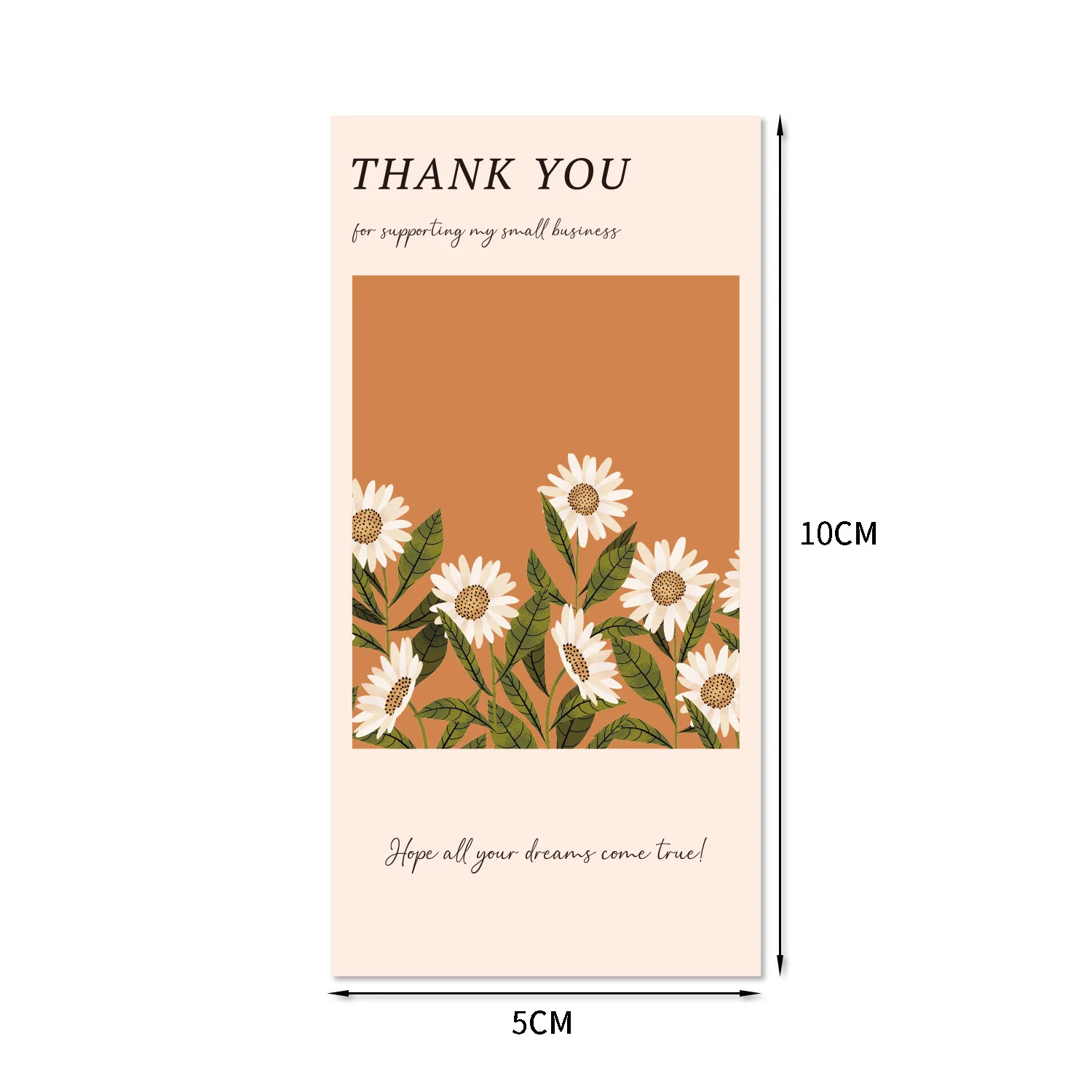 50pcs Thank You For Supporting My Small Bussiness Greeting Cards Gift Box Sealed Sticker Self-adhesive Label Tags Supplies - купить по