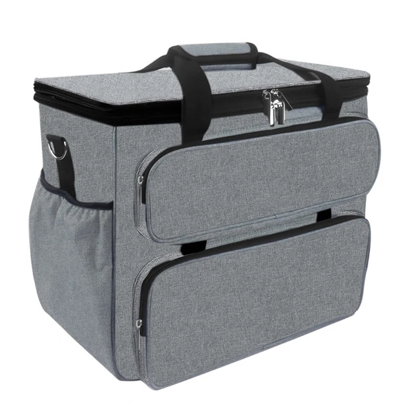 

1 Pcs Grey Sewing Machine Accessories Storage Container Bag