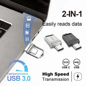 USB-флеш-накопитель Lenovo 2 в 1, 256/128/512 ГБ