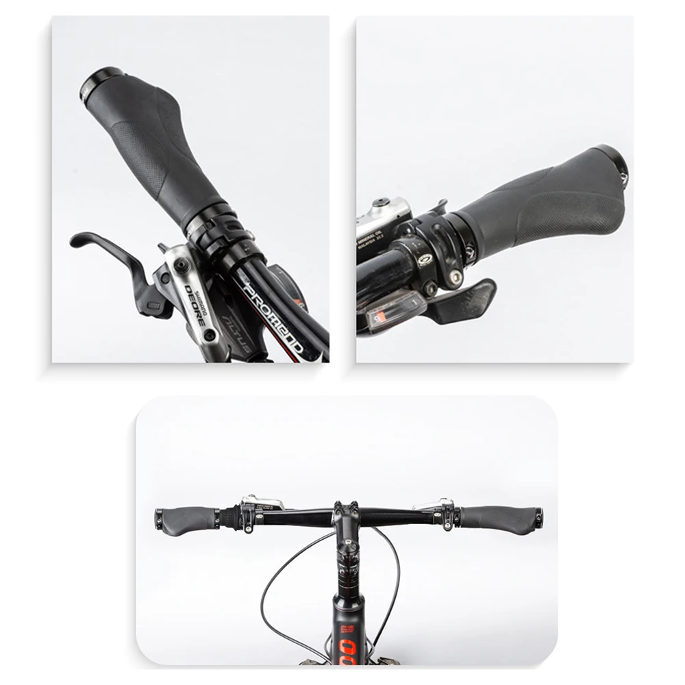 Велосипедные ручки на руль TPR Интегрированная резиновая ручка MTB Велосипедная