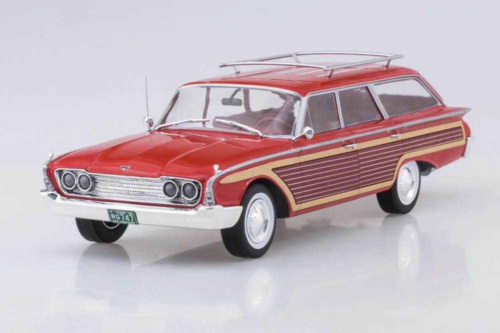 FORD COUNTRY SQUIRE 1960 RED/WOOD |