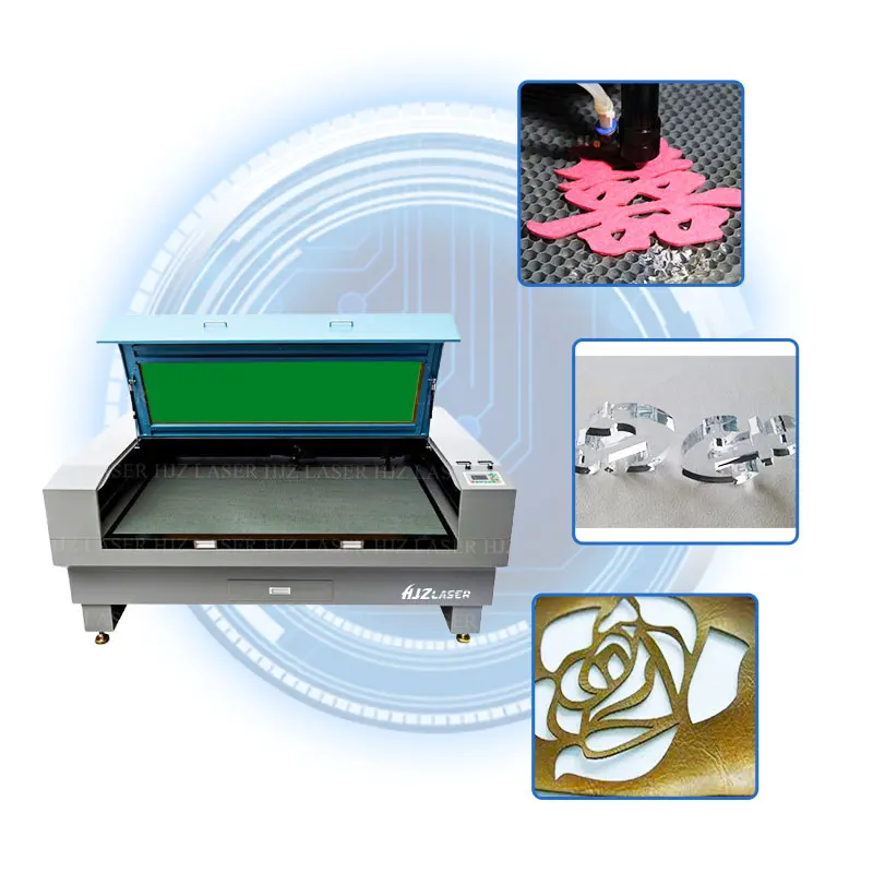 

HJZ Stable CO2 Mini CNC Lngraving Machine For Wood Leather Shoes Clothes Jeans Engraving