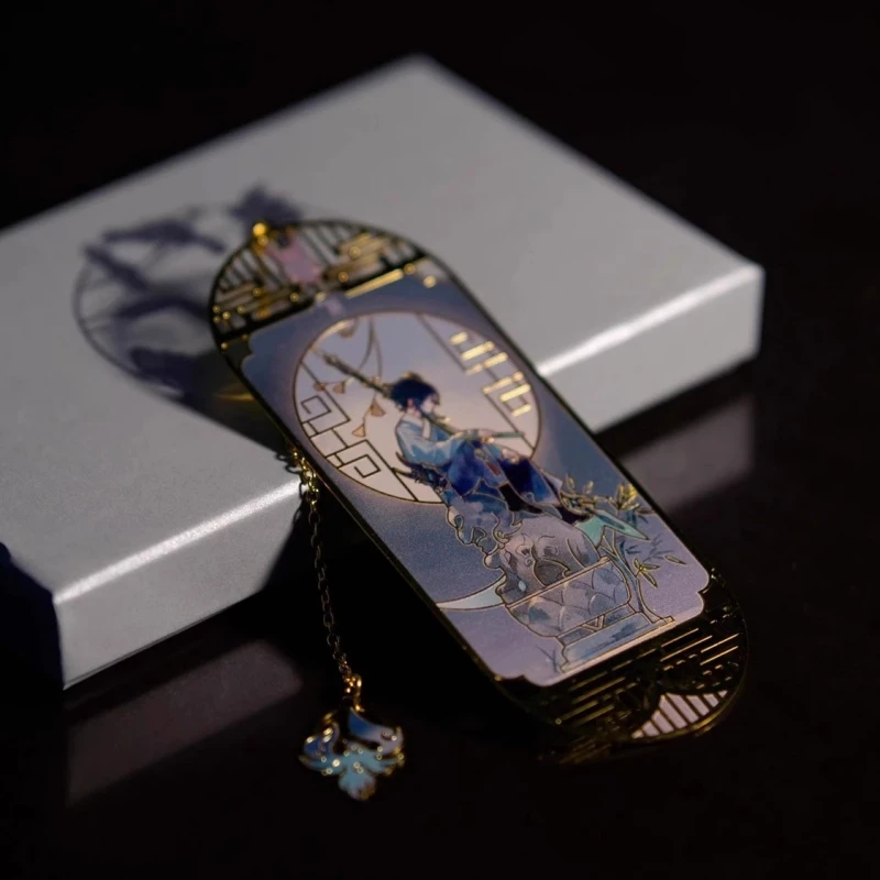 Ажурная металлическая книжка-подвеска в китайском стиле