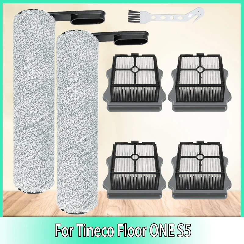 

Roller Brush Hepa Filter For Tineco Floor One S5 Cordless Wet Dry Vacuum Cleaner Parts Replacement Accessories