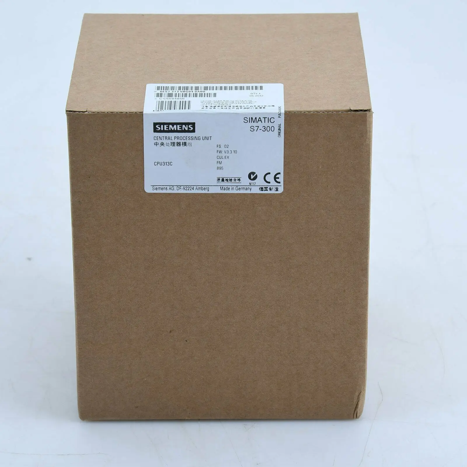 

Brand New Siemens 6ES7313-5BG04-0AB0 6ES7313 5BG04 0AB0