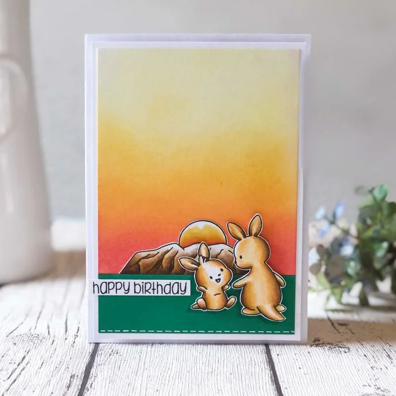 Силиконовые штампы на тему животных с милыми буквенными узорами из материкового