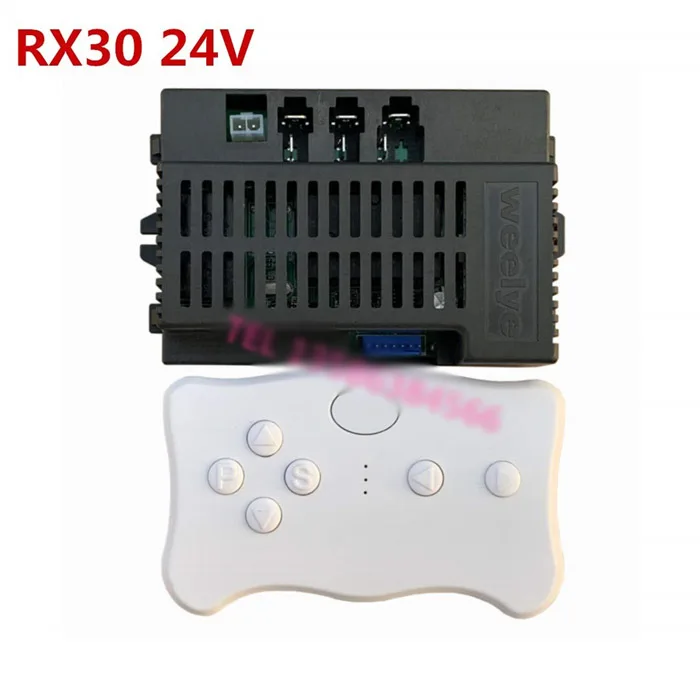 

2022 7pins wellye Children electric toy car receiver 24V bluetooth remote control, RX30-24V with smooth start 2.4G transmitter