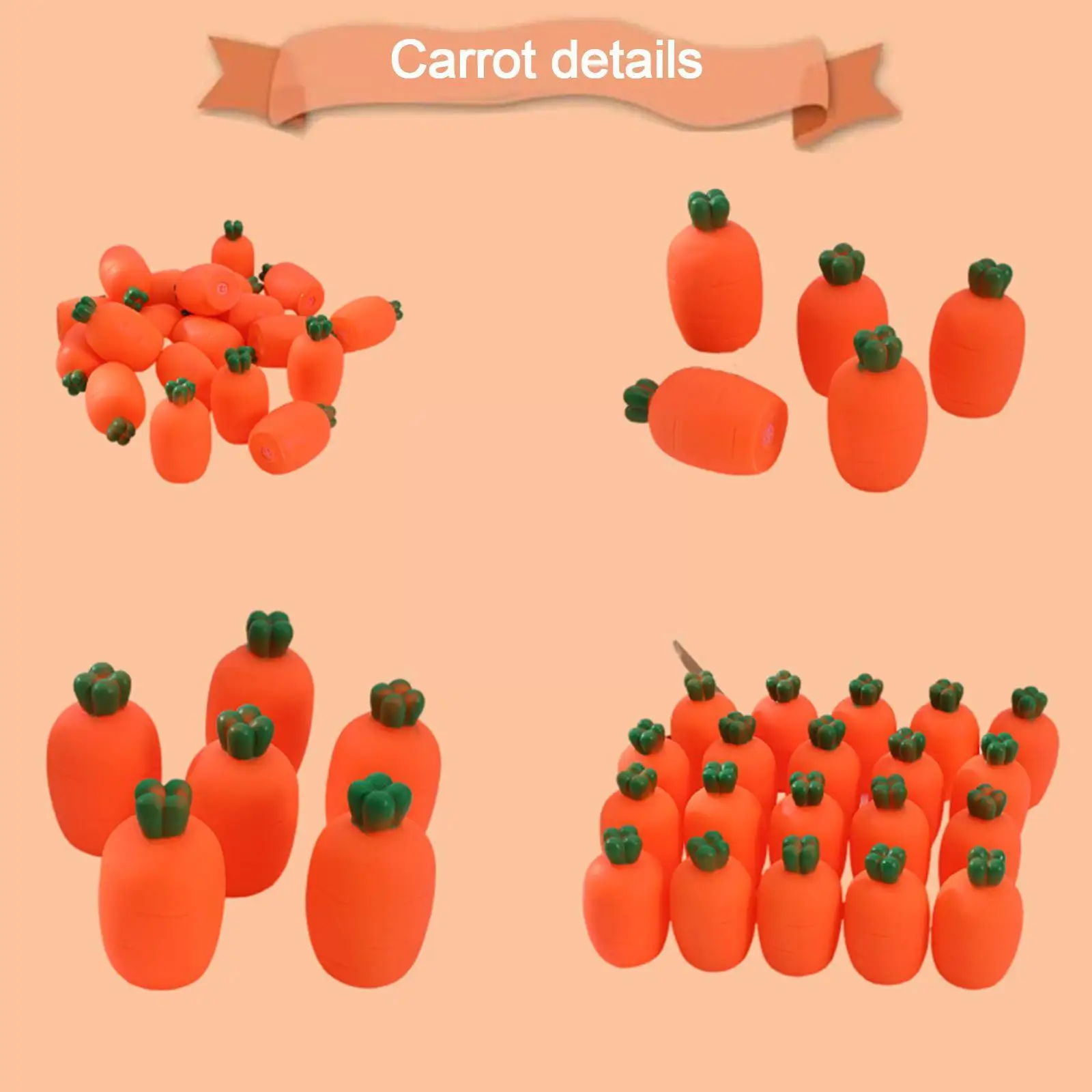

Squishy Toys Cute Three-dimensional Carrot Shape Ladies Students Decompression Vent Toy Boxed Vent Ball Toys For Anxiety I5A2