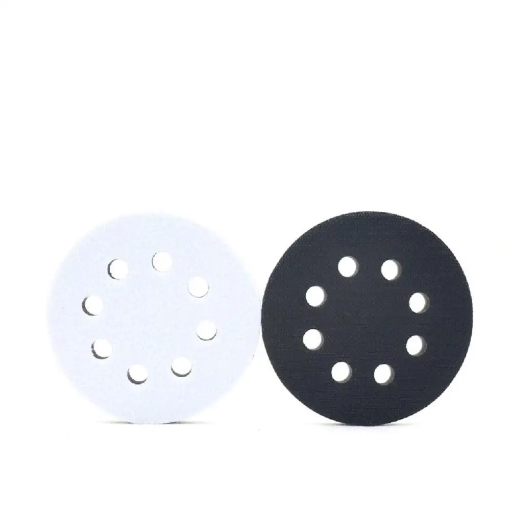 

1 Pair Of 5-inch 8-hole Soft Sponge Cushion Convenient Replacement Pneumatic Buffer Pad Suitable For Uneven Surface Polishing