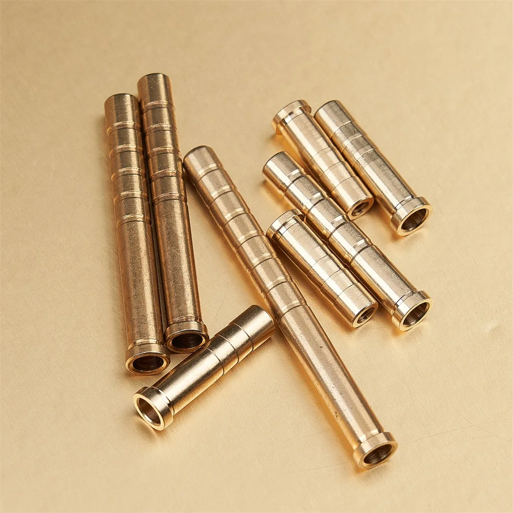 6pcs Archery Insert Copper Brass Base Connector 37/50/100/150/200 Grain for Diameter 6.2mm Arrow Shaft Hunting Shooting Accessor - купить по