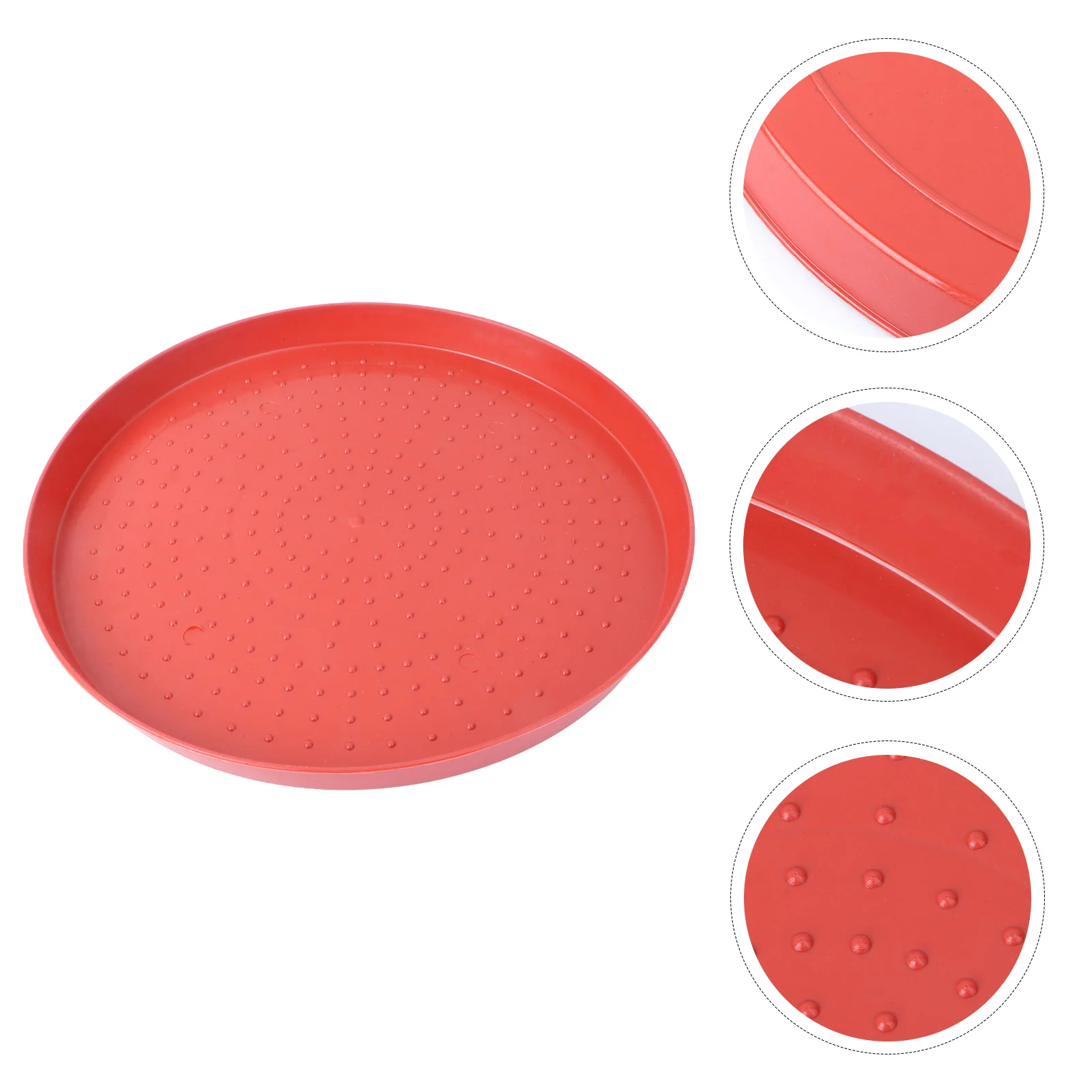 

Feeding Feeder Chicken Plate Fodder Poultry Chick Tray Quail Trays Container Padscup Foraccessories Bird Cage Cups Dispenser Hen