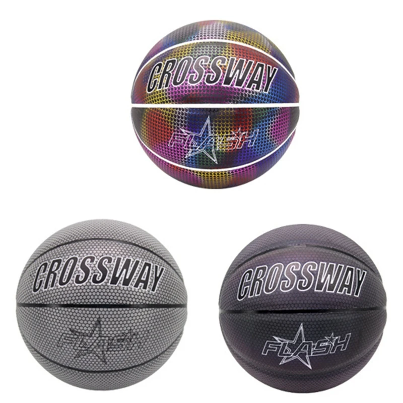 

Dropship Glowing Basketball Reflective Luminous Size 7 Night Colorful Gifts