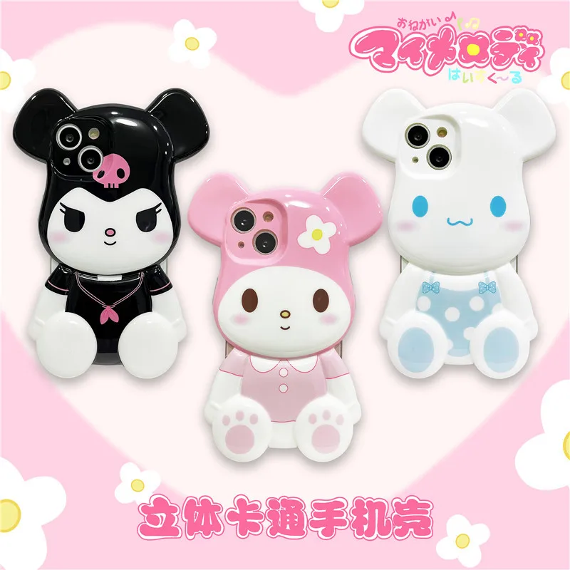 

Cartoon 3D cute animal Apple 11/12PRO for iPhone 13/14PROMAX Case