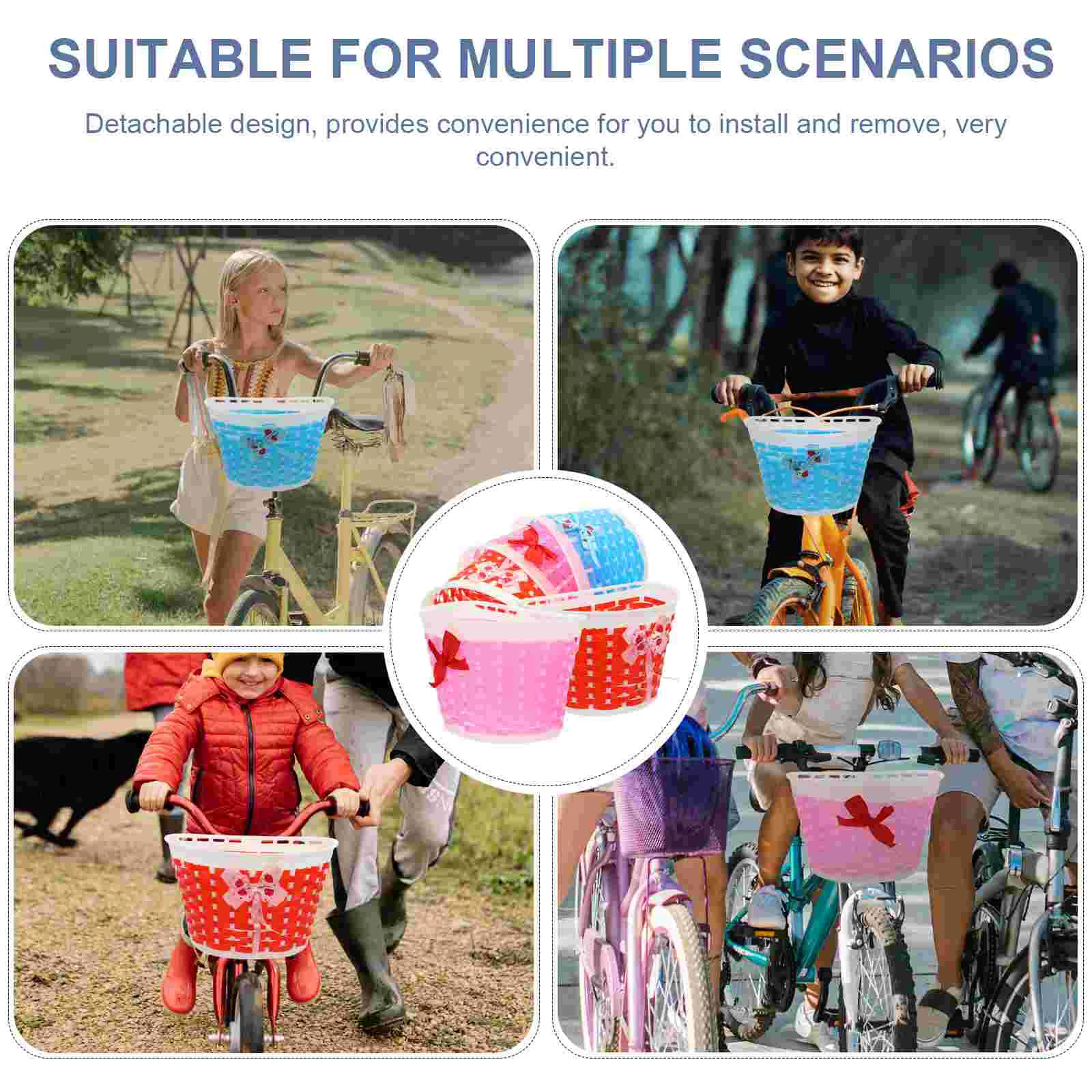 5 шт. велосипедная корзина для детей горные принадлежности скутер велосипед