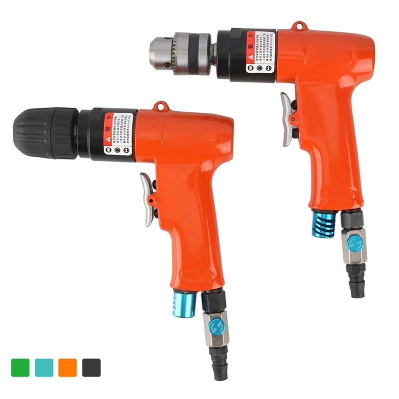 

3/8" 1800rpm High Speed Reversible Air Drill Pneumatic Tire Repair Punching Tapping Professional Tool