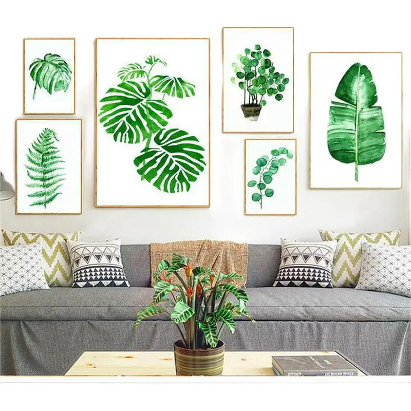 

Фотообои для украшения стен, тропические настенные картины, Картина на холсте для гостиной