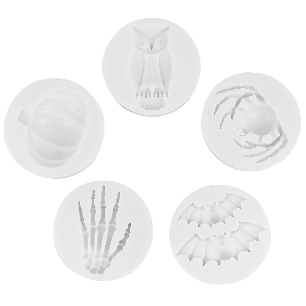 

5 Pcs Cake Mold Homemade Cookies Chocolate Making Silicone Pudding Jelly Pumpkin Bakeware Molds Silica Gel Kitchen accessories