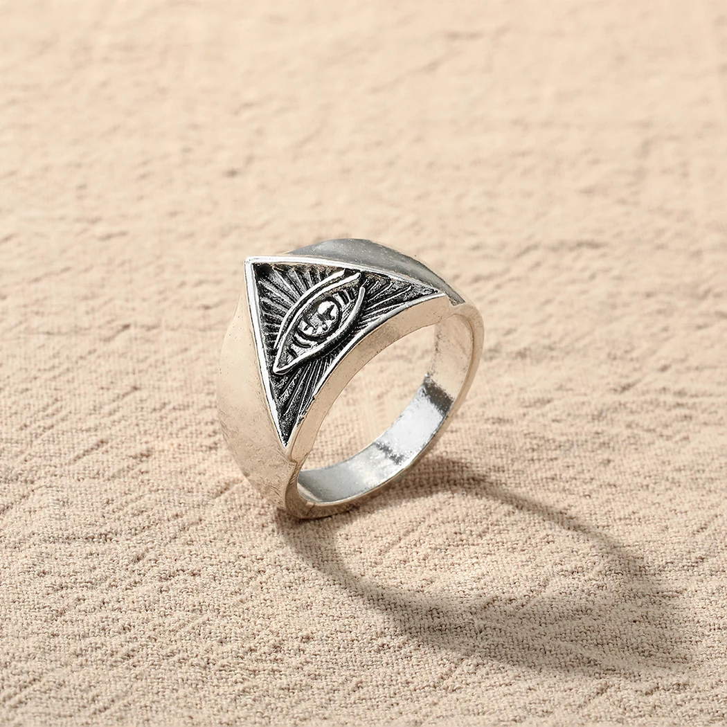 Мужское серебряное кольцо из нержавеющей стали с провиденсом Cxwind мужское