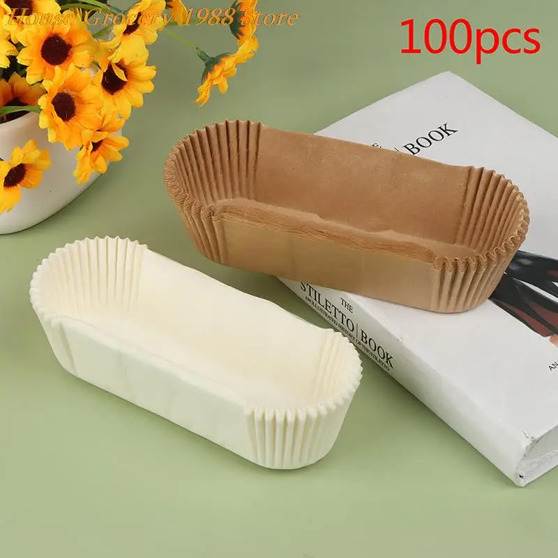 

100Pcs Baking Paper Liners Straight Loaf Tin Baking Parchment Paper Liners Loaf Tin Liners Baking Paper Kitchen Accessories New