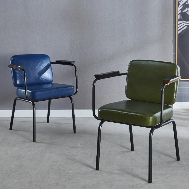 S Dining Office Room Yellow Backrest Makeup Soft Chair Grey Bar Office Sillas De Comedor Furniture