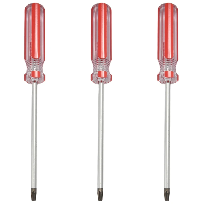 

3X Plastic Handle T20 Security Torx Screwdriver Hand Tools