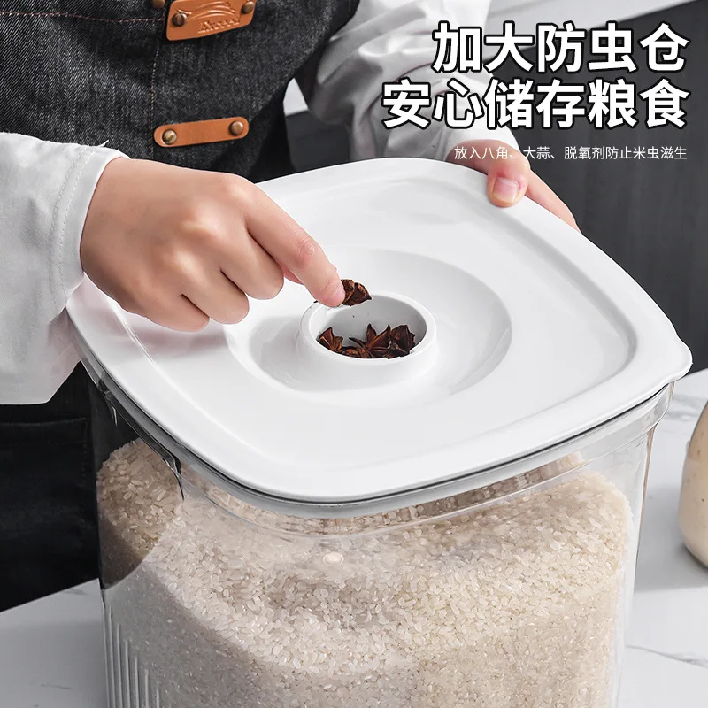5 кг коробка для хранения риса диспенсер прозрачный устойчивый к насекомым