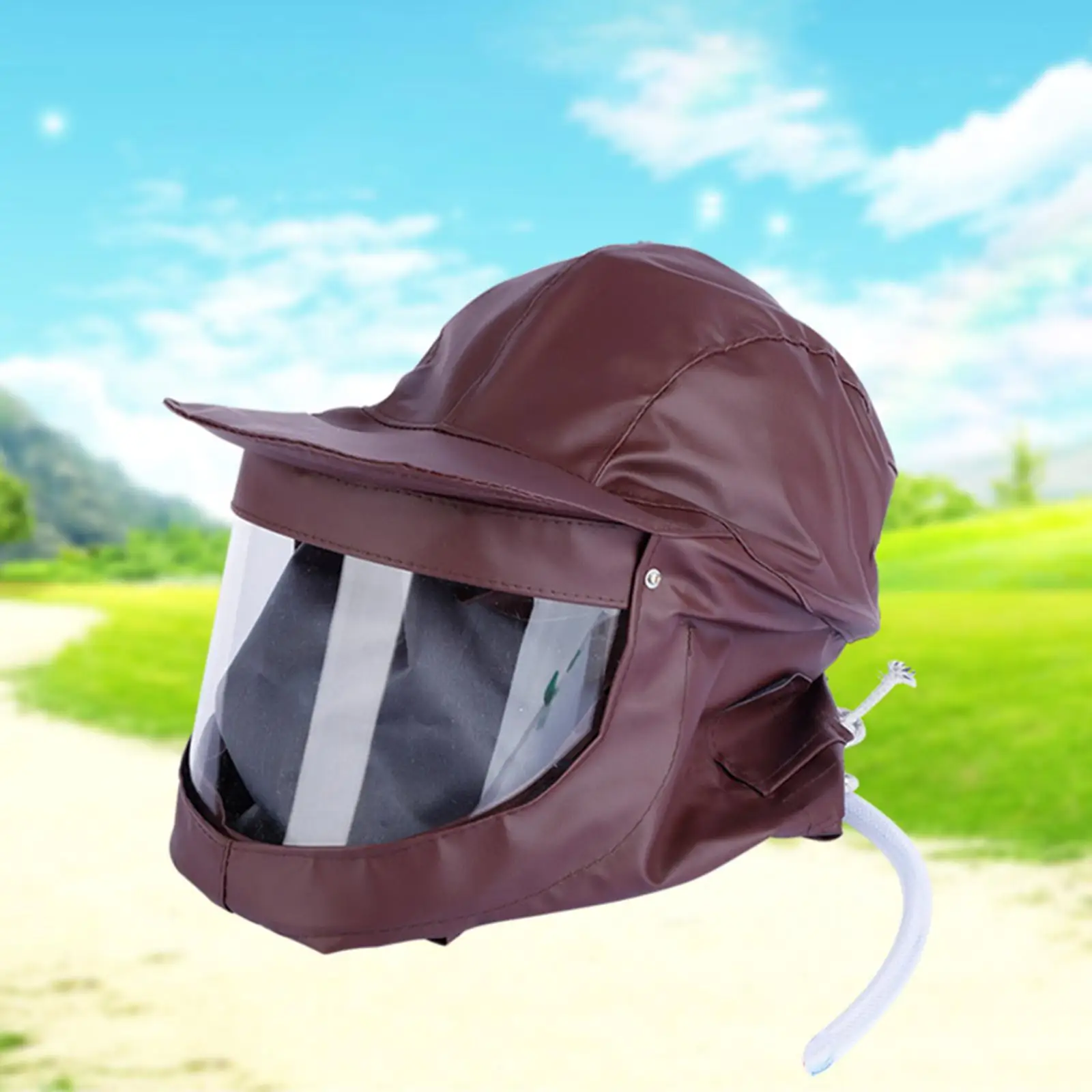 

Sand Blasting Hood Protective Multipurpose Wear Resistant Spare Protective Sand Blasting Mask for Abrasive Work Industrial Work