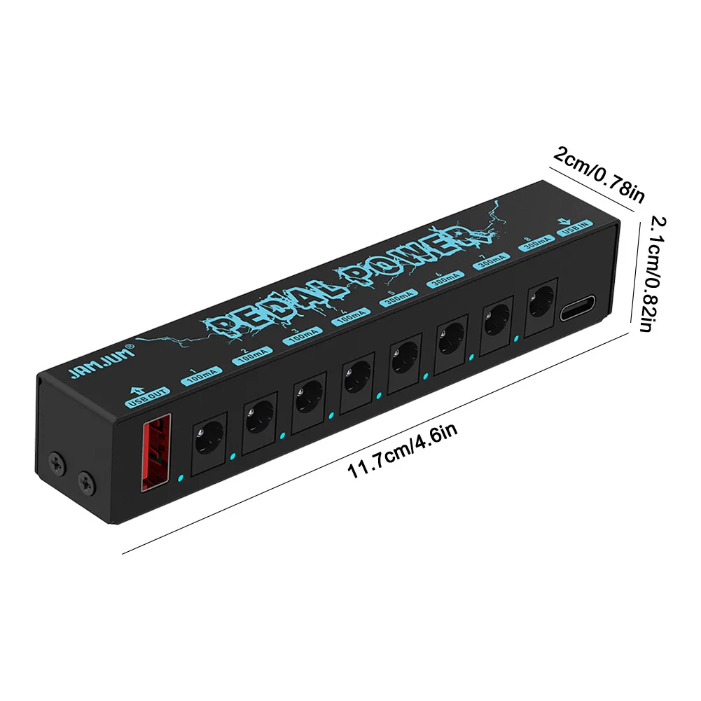 Блок питания для педали эффектов гитары 8 изолированный выход постоянного тока