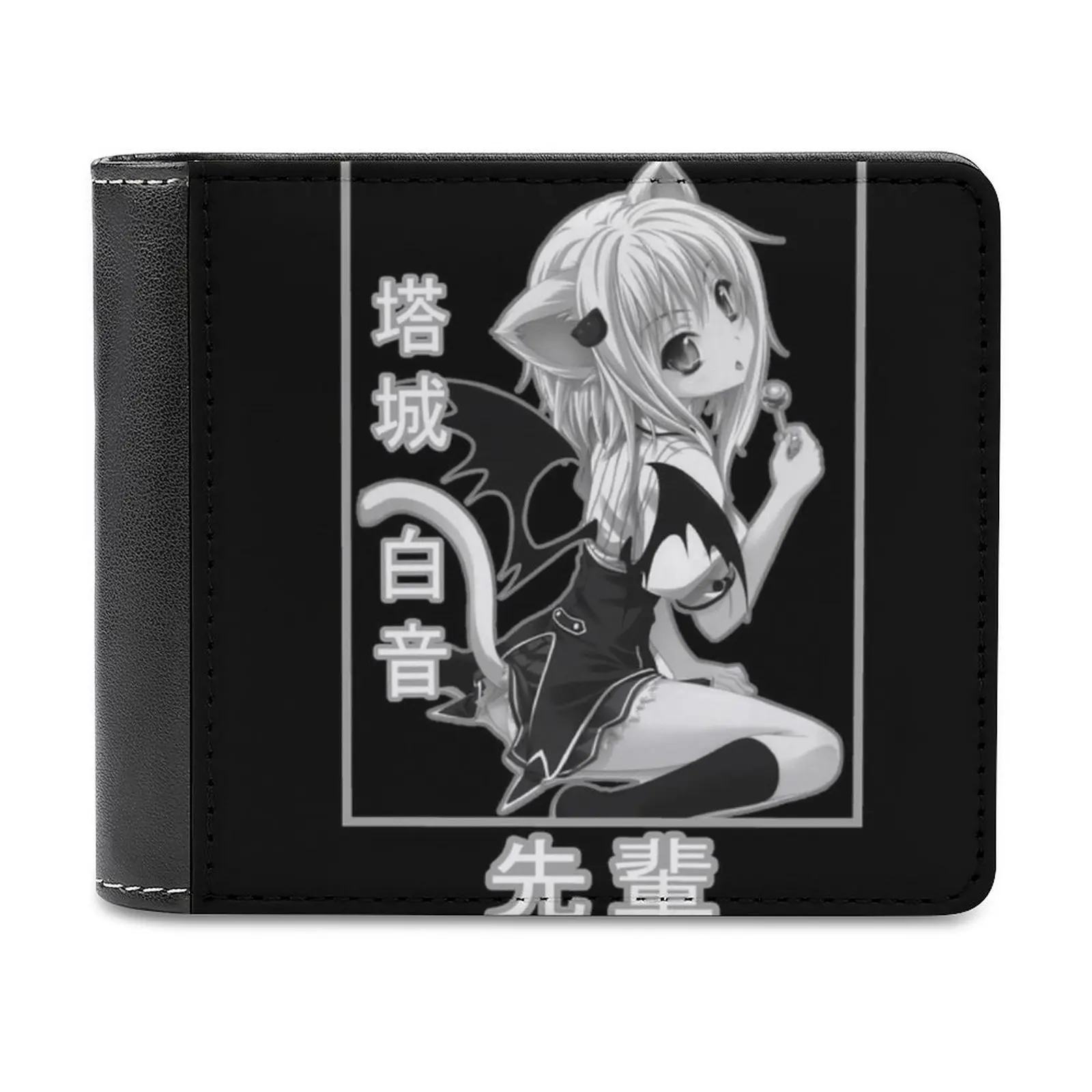 

Koneko Leather Wallets Men Wallet Credit Business Card Holders High Quality Wallet High School Dxd Koneko Tōjo Koneko Koneko