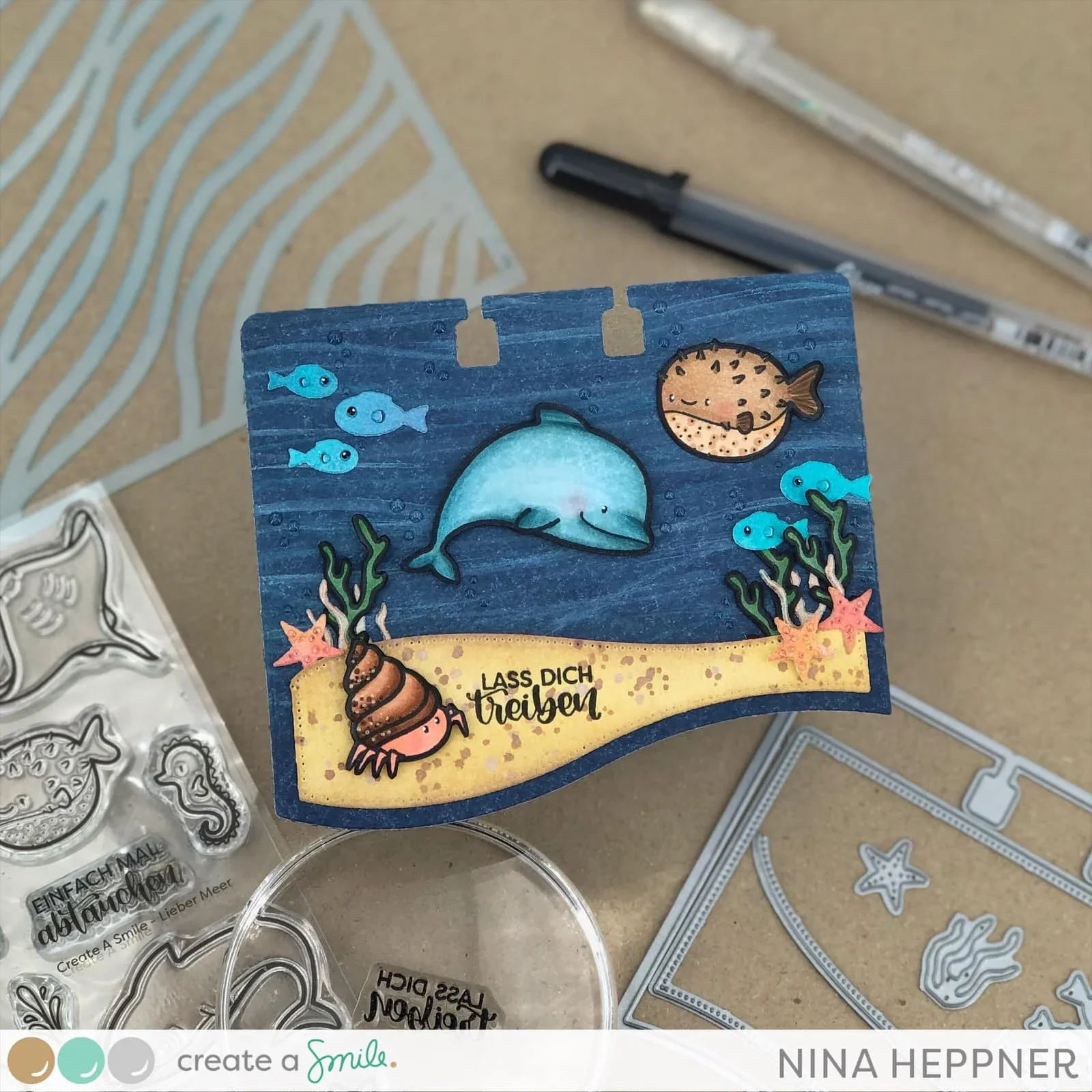 2024 праздники Coole Wellen Cheesy металлические трафареты прозрачные штампы трафарет для