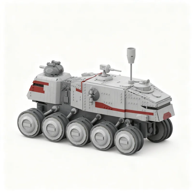 Фото 2332 детали MOC, модифицированный танк HAVw A6 Juggernaut, модель для сборки, конструктор, рождественский подарок, игрушка для демонстрации, DIY 3D №1
