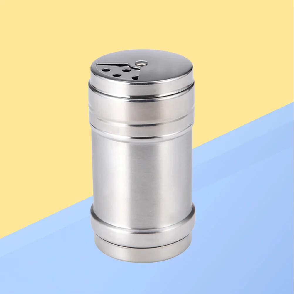 

1 Pc Seasoning Can Adjustable Stainless Steel Rotatable Shaker Condiment Holder for Pepper Sugar Salt