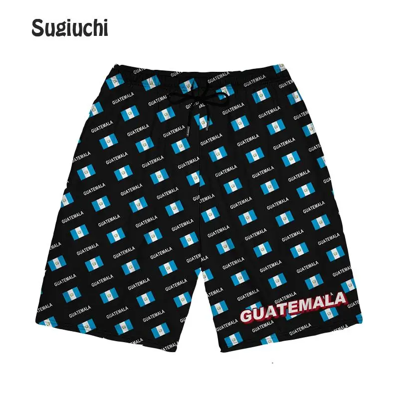 

Republic Of Guatemala Guatemalan GTM Men's Shorts Sweat Man Running Gym Basketball Clothing Beach Board Shorts Summer Pants
