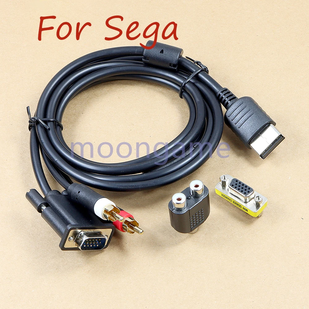 Фото Кабель VGA для Sega DreamCast DC, 1 шт., для игровой консоли Sega DC, для подключения к ЖК-монитору №1