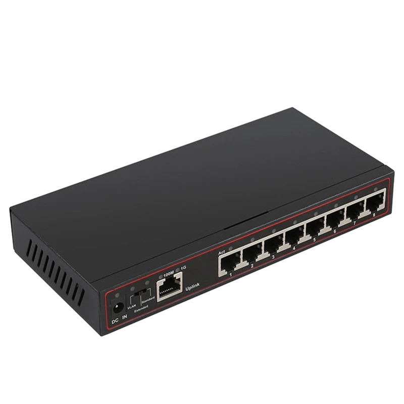 Ethernet-коммутатор гигабитный 9 портов 100 Мбит/с |