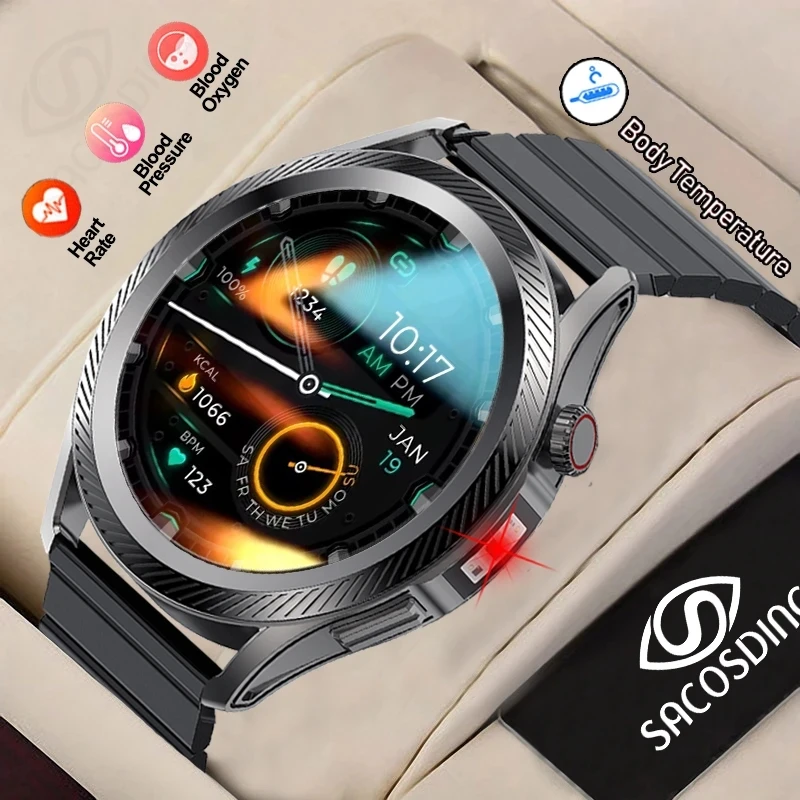 

2023 Noninvasive Finger Blood Pressure Smart Health Sang Blood Pressure Precision Oxygen Heart Rate Body Temperature IP67 Waterp