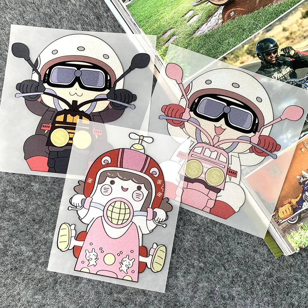 

Милая Светоотражающая наклейка на мотоцикл, для мальчиков и девочек, наклейка для езды на переднем велосипеде s для Escape Vespa 200 Pk 125 Xl 150s, наклей...