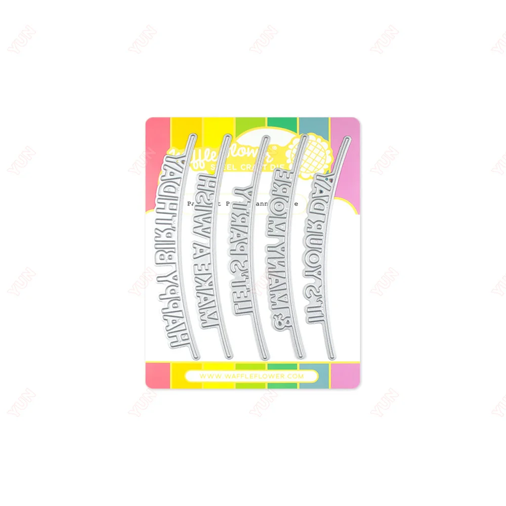 

2023 New Happy Birthday Christmas Hat Metal Cutting Dies Scrapbooking DIY Album Making Paper Card Gift Decoration