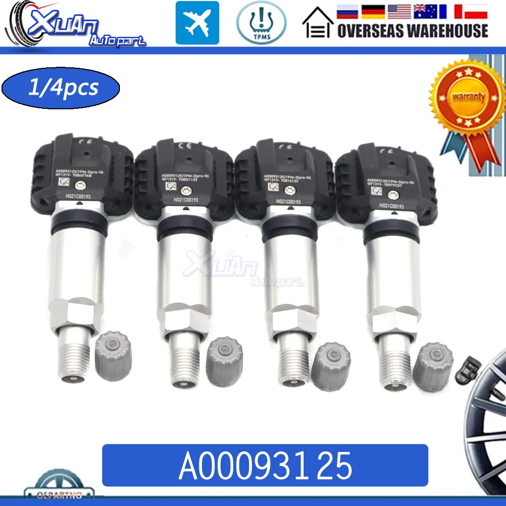 НОВЫЙ датчик контроля давления в шинах TPMS A 00093125 Для Beijing RUBIK 2022-2024 для BAIC BJEV EU5 2021-2024