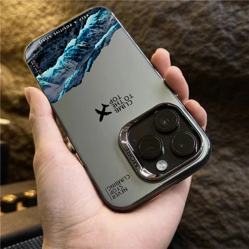 Mountain Peak Aircraft Case for Samsung A06 A73 A72 A55 A54 A53 A35 A34 A33 A32 A30 A24 A23 A22 A14 A05 4G 5G Shockproof Cover