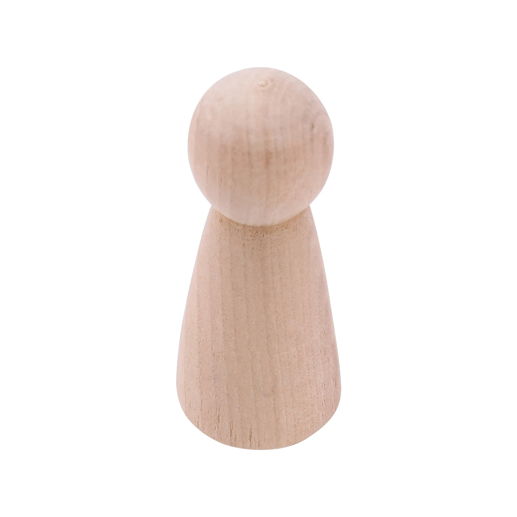 Деревянная кукла-колышек незаконченные деревянные люди простые пустые тела