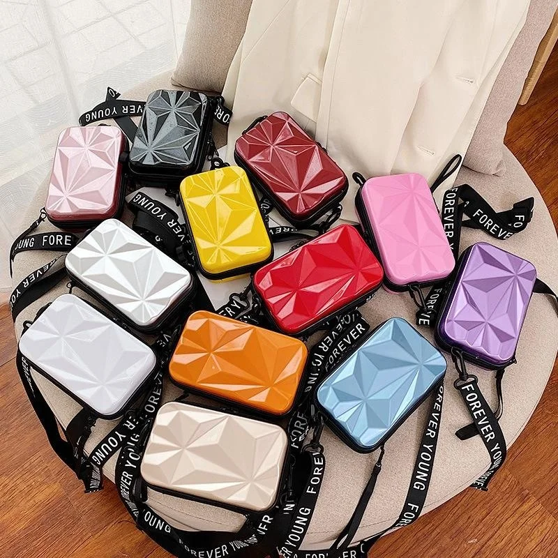 

Luxury Hand Bags For Women New Suitcase Shape Totes Fashion Mini Luggage Bag Women's Branded Trending Famous Clutch Box Bag