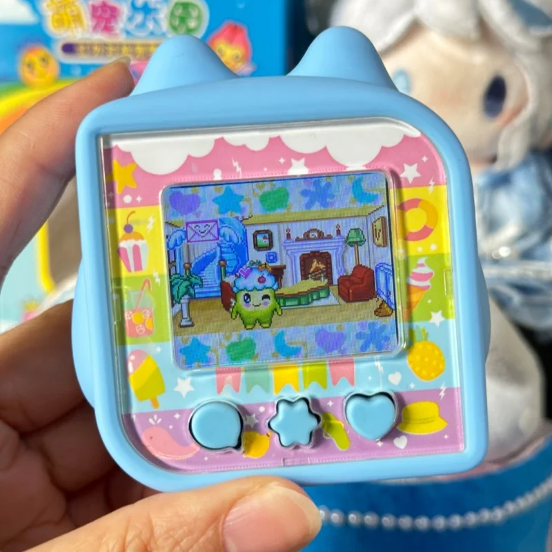 Фото Электронная игрушка-питомец Tamagotchi (английская версия) с цветным экраном, игровая консоль, развивающая игрушка, подарок №3