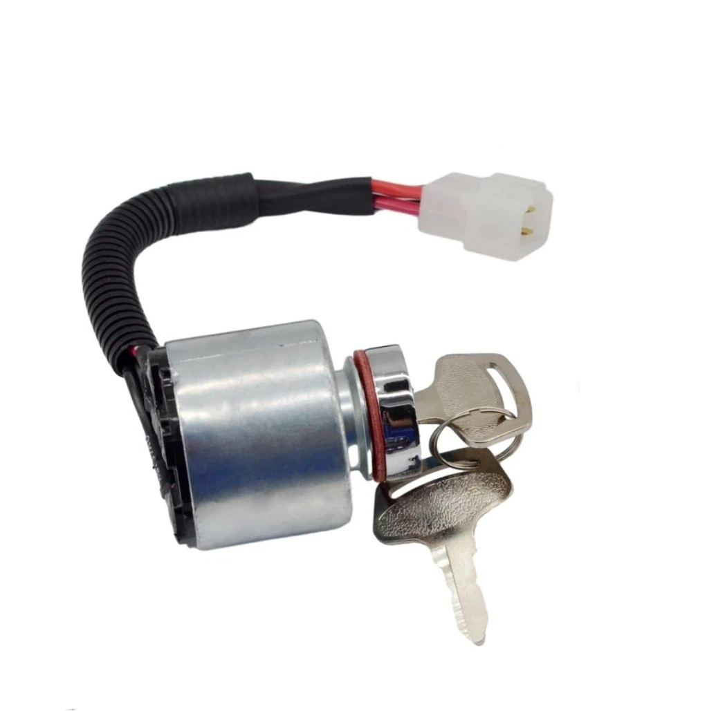 Фото Выключатель зажигания 66101-55200 для тракторов Kubota BX1500D, BX1830D, BX2200D, BX2230D №1