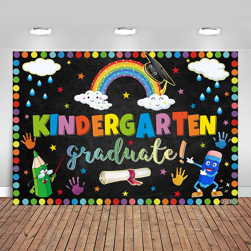 

2023 Graduation Backdrops Balloons Light Spots Photo Photography Background Photographic Studio Shoot Photophone Party Decor