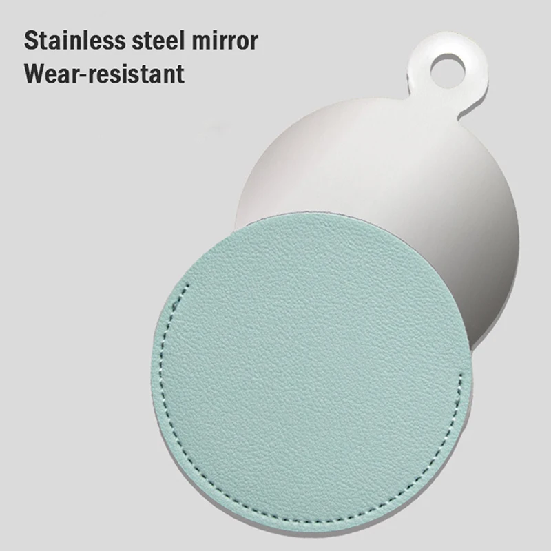 

1 шт., металлическое ультратонкое мини-зеркало для макияжа из нержавеющей стали