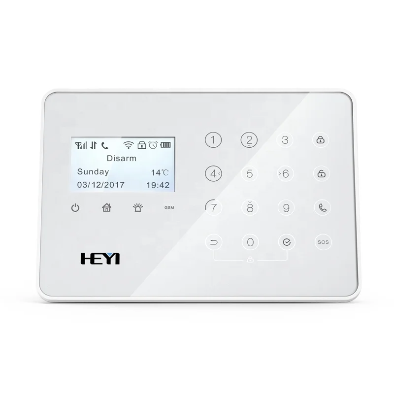 

Беспроводное управление через приложение HEYI WiFi GSM GPRS система безопасности для умного дома