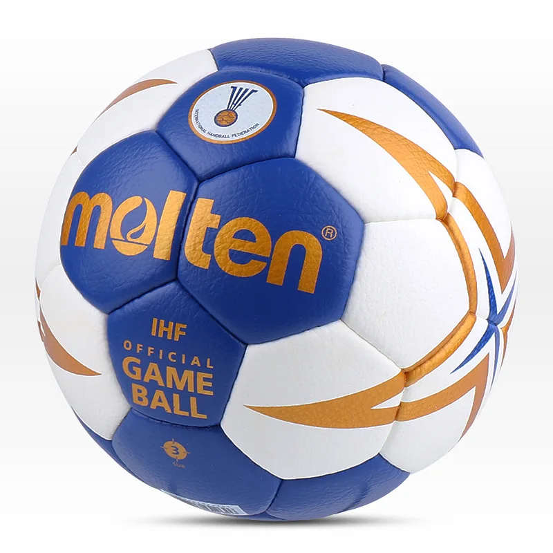 Original Molten HX5001 Handball Inflation-free Official Standard Size 2/3 PU Hand Stitch Ball For Adult Teenagers Indoor Trainin