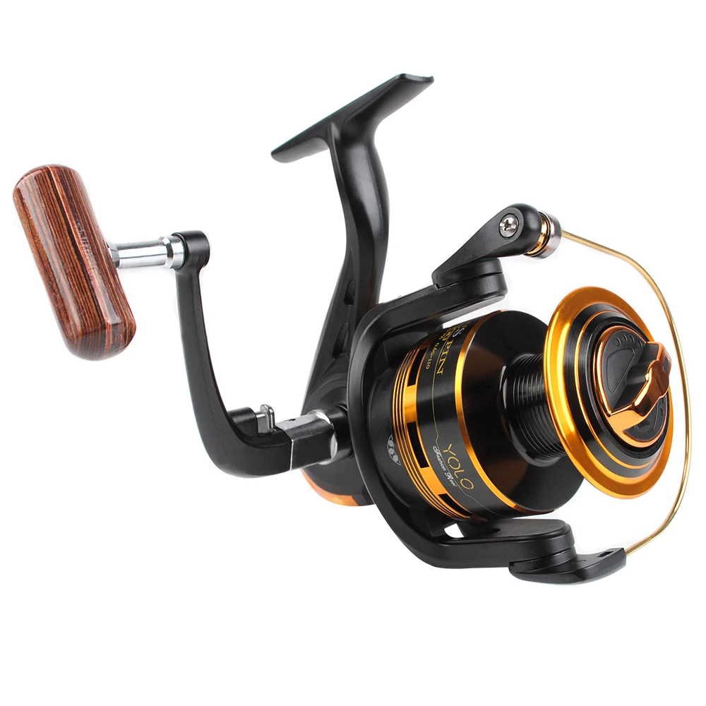 

Рыболовная Катушка 5,1: 1 9 + 1BB, спиннинговая катушка для морской и пресноводной рыбалки из нержавеющей стали, алюминиевая катушка с ЧПУ, 1000, 3000,...